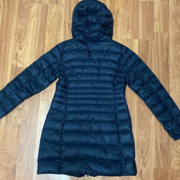 ❤️ Uniqlo Long Puffer Ultra Light Down Black Jacket Size Extra Small XS - Picture 13 of 13